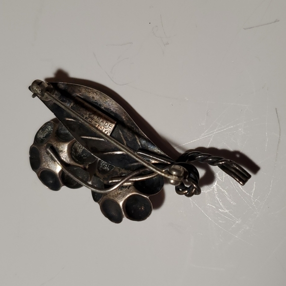 Handmade Sterling Silver Pin - Picture 3 of 3